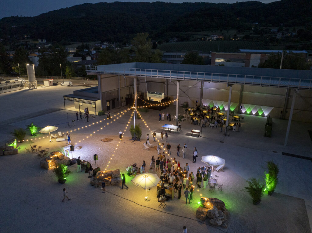 guirlandes lumineuses et aménagement